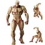 YLQANONG Eren Jaeger Figures Reiner Braun Anime Figure Statue Movable Joints Interchangeable Parts Levi Titan Anime Action Figurine for Fans 17CM/6.69IN