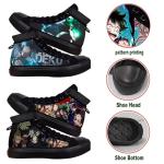 KPOP Mha Anime Shoes Merch Deku Bakugou Patterns Printing Sneakers Anime Cosplay High-Top Shoes
