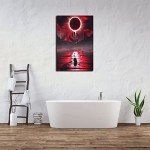 Berserk Guts Red Sun Canvas Wall Art