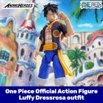 BANDAI - One Piece Anime Heroes Action Figure Monkey D. Luffy Dressrosa 17cm - 37007 Multicolor - Articulated Figures - Grab the Treasure of One Piece Anime Heroes Figures!