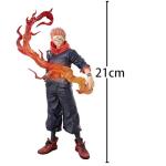 QAHEART JJK Itadori Yuji Figure Okkotsu Yuta Figures Ryomen Sukuna Statue Anime Action Figurine Collectibles 8.27IN