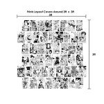 Anime Poster Collage Kit - 50PCS for Rooms