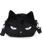 Cute Black Cat Purse for Girls, Anime Plush Bag Crossbody for Little-Girl, Teen Trendy Stuff, Crossbody Fluffy Purse for Teen-Girls, Perfect Gifts