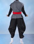 Haikyuu Men Kung Fu Suit With Earing Anime Black Cosplay Costume X-Large Size