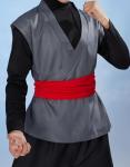Haikyuu Men Kung Fu Suit With Earing Anime Black Cosplay Costume X-Large Size