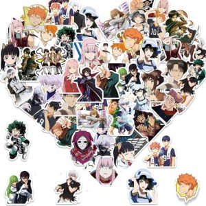 Anime Mixed Waterproof Stickers for Bottles & Gear