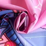 NAVNAWM Japanese Anime Cityscape Tapestry, Wall Hanging Art, Blue and Pink Night Scene, 51 x 59 inches, for Bedroom Dorm Living Room