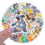 50pcs Cute Anime Cartoon Stickers for Teen Laptop, Cool Monster Waterproof Stickers for Adult Water Bottle, Phone, Computer, Cool Kids Skateboard, Bike, Luggage Graffiti Decal