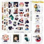 640 Pcs Vinyl Anime Stickers for Everyone