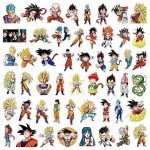 Dragon Ball Super Anime Stickers - 50 Pack