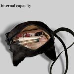 Cute Black Cat Purse for Girls, Anime Plush Bag Crossbody for Little-Girl, Teen Trendy Stuff, Crossbody Fluffy Purse for Teen-Girls, Perfect Gifts