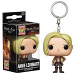 Funko Keychains Attack on Titan Levi Eren Jaeger Annie Leonhart Hatsune.Miku Action Figure Keychain Pocket Toys Dolls Keyring