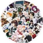 Anime Mixed Waterproof Stickers for Bottles & Gear