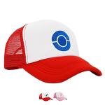 PopCrew Embroidered Team Trainer Hat for Anime Cosplay Costume, Trucker, Snapback Cap (Blue)