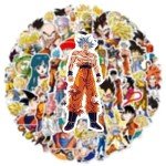 Dragon Ball Super Anime Stickers - 50 Pack