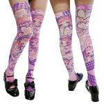 CAT KO Women's Kawaii Thigh High Socks Cute Anime Over the Knee High Stocking (Anime girl)