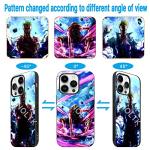 TNOLTK 3D iPh 13 Case Anime Motion Anime Phone Case Shockproof Soft TPU Anti-Scratch Non-Slip Japanese Manga Case for iPh 13 6.1 Inch