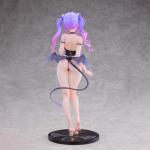 LUNK Momoko-CHAN Figure,Standing Succubus Girl Anime Scale Figure,Momoko-CHAN Original Painting Anime Illustration Girl Action Figurine Collectible 11in
