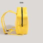 Vobomo Yellow Star Kawaii Backpack PU Leather Ita Bag Backpack Y2k Shoulder Bag Aesthetic Cute Backpack (Yellow)