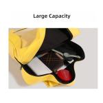 Vobomo Yellow Star Kawaii Backpack PU Leather Ita Bag Backpack Y2k Shoulder Bag Aesthetic Cute Backpack (Yellow)