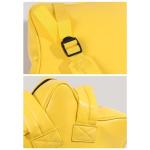 Vobomo Yellow Star Kawaii Backpack PU Leather Ita Bag Backpack Y2k Shoulder Bag Aesthetic Cute Backpack (Yellow)