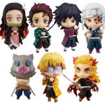 Anime Figures Demon Slayer Inosuke #1361 Tanjirou #1193 Nezuko #1194 Zenitsu #1334 PVC Toys Action Figura Giyuu Kimetsu no Yaiba