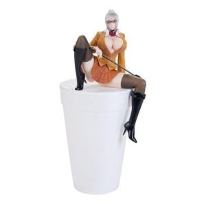 Anime Figure, Shiraki Meiko from Prison School, Sitting Pose,10cm Noodle Stopper Pointer Miniskirt Figure Japan Sexy Anime Girl Hentai Collection PVC (Shiraki Meiko)