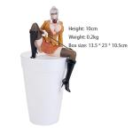 Anime Figure, Shiraki Meiko from Prison School, Sitting Pose,10cm Noodle Stopper Pointer Miniskirt Figure Japan Sexy Anime Girl Hentai Collection PVC (Shiraki Meiko)