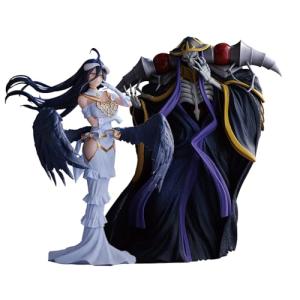 MABAIUDE Albedo Figure Ainz Figure, 1/7 Scale Anime Figurine Albedo Statue Model PVC Handmade Collectible Desktop Decoration Gifts for Fans