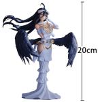 MABAIUDE Albedo Figure Ainz Figure, 1/7 Scale Anime Figurine Albedo Statue Model PVC Handmade Collectible Desktop Decoration Gifts for Fans