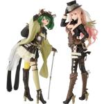 MABAIUDE 2pcs RankaLee and Sheryl Nome Figure, 1/7 Scale Anime Figurine Retro Punk Style Original Painting Figures Handmade Collectible Gifts for Fans