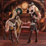 MABAIUDE 2pcs RankaLee and Sheryl Nome Figure, 1/7 Scale Anime Figurine Retro Punk Style Original Painting Figures Handmade Collectible Gifts for Fans