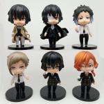 Bungo Stray Dogs Anime Figures Dazai Osamu Nakajima Atsushi Toy PVC Model Room Decor Collection for Gift