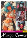 Manga-Comics. Cyberpunk Anime. Science Fiction Girls, US-Version (Wall Calendar 2026 DIN A3 Portrait), CALVENDO 12 Month Wall Calendar