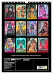 Manga-Comics. Cyberpunk Anime. Science Fiction Girls, US-Version (Wall Calendar 2026 DIN A3 Portrait), CALVENDO 12 Month Wall Calendar