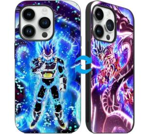 TNOLTK 3D iPh 16 Case Anime Motion Anime Phone Case Shockproof Soft TPU Anti-Scratch Non-Slip Japanese Manga Case for iPh 16