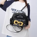 Lifelix Kawaii Ita Bag Cat Backpack Y2k Girl Japanese School Bag Anime Shoulder Crossbody with Pin Display (Black)