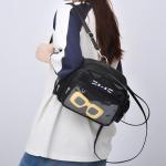 Lifelix Kawaii Ita Bag Cat Backpack Y2k Girl Japanese School Bag Anime Shoulder Crossbody with Pin Display (Black)
