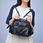 Lifelix Kawaii Ita Bag Cat Backpack Y2k Girl Japanese School Bag Anime Shoulder Crossbody with Pin Display (Black)