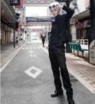 Anime Cosplay Costume Kimono Robe Geto Suguru Cosplay Outfit Uniform Halloween Anime Costume with Wig (Black-B, L)