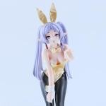 MABAIUDE Frieren Figure Bunny Girl Frieren Statue, 21cm Standing Pose Anime Figure Model 1/7 Scale Desktop Figurine Collectible Gifts for Fans