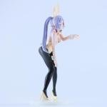 MABAIUDE Frieren Figure Bunny Girl Frieren Statue, 21cm Standing Pose Anime Figure Model 1/7 Scale Desktop Figurine Collectible Gifts for Fans