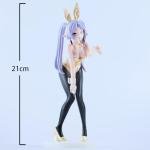 MABAIUDE Frieren Figure Bunny Girl Frieren Statue, 21cm Standing Pose Anime Figure Model 1/7 Scale Desktop Figurine Collectible Gifts for Fans