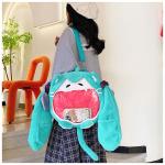 HOKMAH Kawaii Backpack with Kawaii Pin and Accessories, Comic-Con y2k Shoulder Bag Daypack cute Backpack Grunge Itabag Purse (Cat)