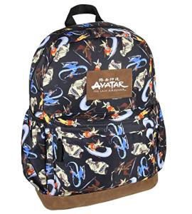 INTIMO Nickelodeon Avatar The Last Airbender Character Aang Katara Appa Zuko Cartoon All Over Print Backpack 16"