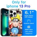 TNOLTK 3D iPh 13 Pro Case Anime Motion Anime Phone Case Shockproof Soft TPU Anti-Scratch Non-Slip Japanese Manga Case for iPh 13 Pro 6.1 Inch