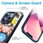 TNOLTK 3D iPh 13 Pro Case Anime Motion Anime Phone Case Shockproof Soft TPU Anti-Scratch Non-Slip Japanese Manga Case for iPh 13 Pro 6.1 Inch