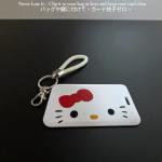 Anime Card Holder Anime Badge Holder Anime ID Card Holder Cute Badge Holders for Women Keychain ID Card Holder Cute Japanese Anime Lanyard Badge Reel Stationery for Back to School (CAT)