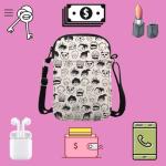 TSOTMO JJK Anime Inspired Crossbody Bag Anime Lover Gift for Anime Fans Daughter Sister (Japanese Cartoon Cr)