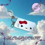 Anime Card Holder Anime Badge Holder Anime ID Card Holder Cute Badge Holders for Women Keychain ID Card Holder Cute Japanese Anime Lanyard Badge Reel Stationery for Back to School (CAT)
